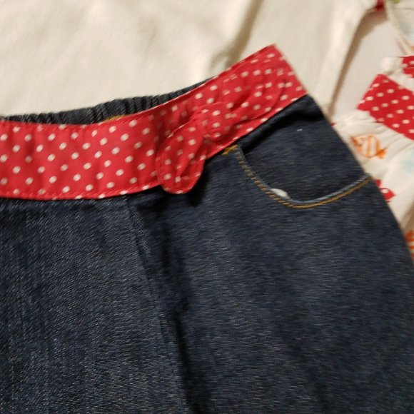 Gymboree Sweeter Than Candy Vintage 6-12 months bodysuit Jeans & shirt NWT - Picture 5 of 6